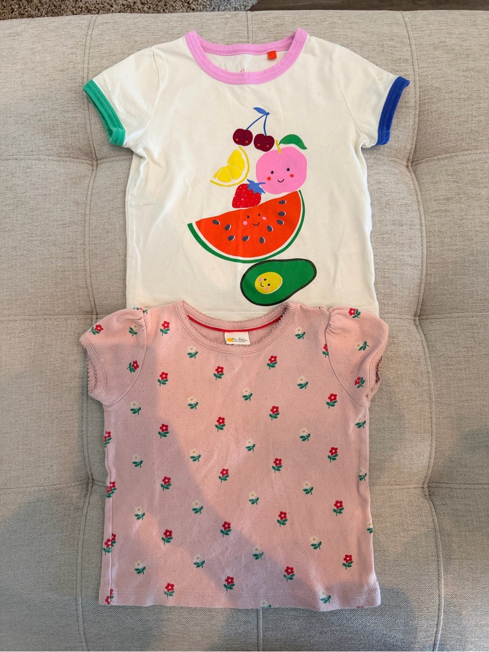Mini Boden Set of two tshirts size 3-4T